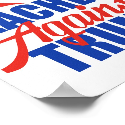 2024年トランプ選挙政治反対先生 ポスター (角)