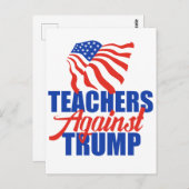 2024年トランプ選挙政治反対先生 ポストカード (正面/裏面)