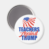 2024年トランプ選挙政治反対先生 マグネット (正面/裏面)
