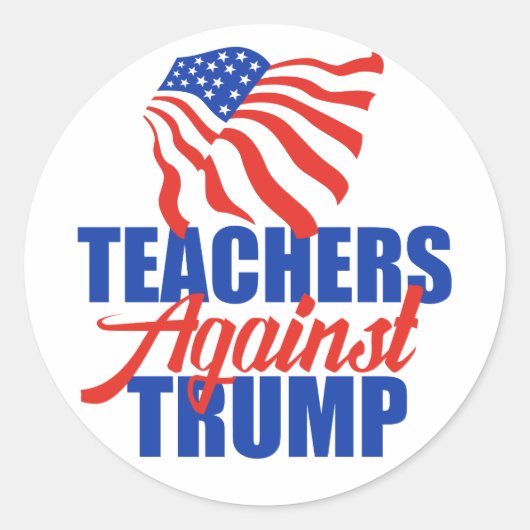 2024年トランプ選挙政治反対先生 ラウンドシール (正面)