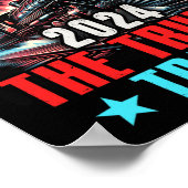 2024年トランプ2024年米国アメリカ人乗船 ポスター (角)