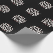 2024年トランプ・アメリカンのImはまだ投票 ラッピングペーパー (角)