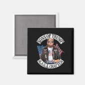 2024年トランプ・マガ章の マグネット (正面/裏面)