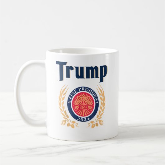 2024年トランプA素晴らし大統領 コーヒーマグカップ (左)