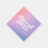 2024年トレンディー紫グラディエントカスタムグラード スタンダードランチョンナプキン (角)