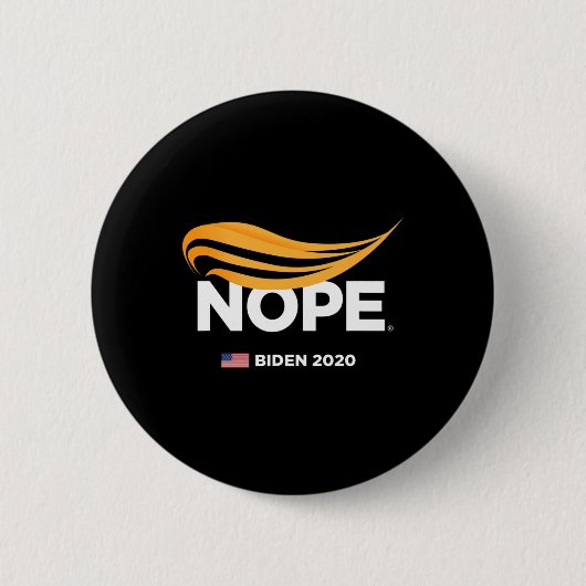 2024年ドおもしろいナルドトランプ大統領 缶バッジ (正面)