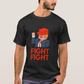 2024年ドナルド・トランプ氏がアメリカを再び選挙戦に追い込む Tシャツ (正面)