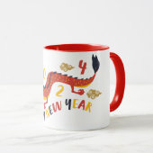 2024年ドラゴンマグの新年おめでとう マグカップ (正面右)