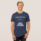 2024年ドローン侵攻を生き抜いた トライブレンドＴシャツ (正面全面)