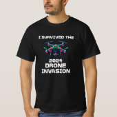 2024年ドローン侵攻を生き抜いた Tシャツ (正面)