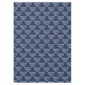 2024年ネイビーブルー大学院卒業 テーブルクロス (正面)