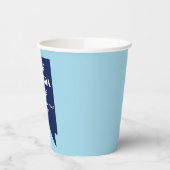 2024年ネバダブルーを反転 紙コップ (左)