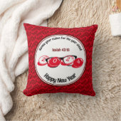 2024年ハッピーニューイヤーChristian Red クッション (ブランケット)