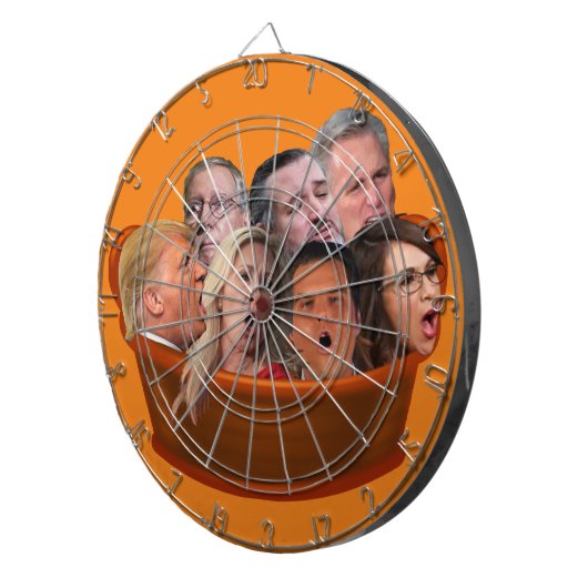 2024年ハンドバスケットで地獄おもしろい – 保守派 ダーツボード (正面右)