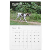 2024年ハート・カレンダーのポインタ25年 カレンダー (2月 2026)