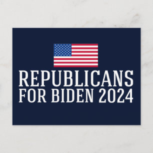 2024年バイデン氏共和党員 ポストカード