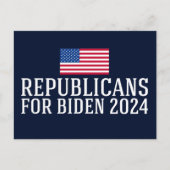2024年バイデン氏共和党員 ポストカード (正面)