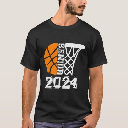 2024年バスケットボール選手Grの卒業シニアクラス Tシャツ (正面)