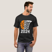 2024年バスケットボール選手Grの卒業シニアクラス Tシャツ (正面フル)