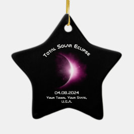2024年パーソナライズされたセ太陽のラミック星計 セラミックオーナメント