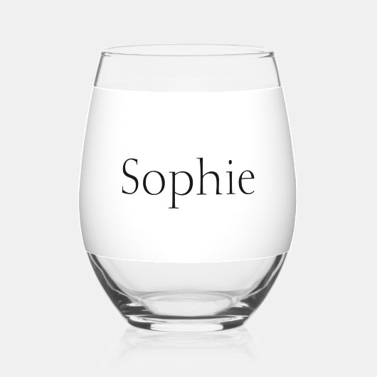 2024年パーソナライズされた卒業キャップクラス ステムなしワイングラス (裏面)