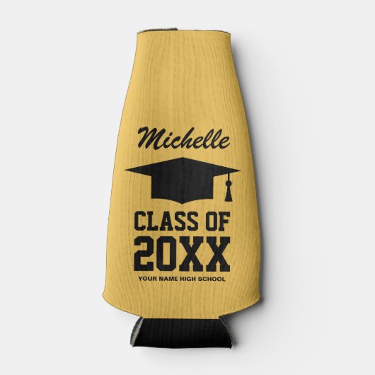2024年パーソナライズされた卒業パーティー ボトルクーラー (正面)