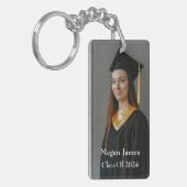 2024年パーソナライズされた大学院生の写真名クラス キーホルダー (正面左)