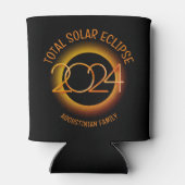 2024年パーソナライズされた皆既食太陽の科 缶クーラー (裏面)