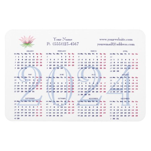 2024年ビジネスマグネット用 マグネット (横)