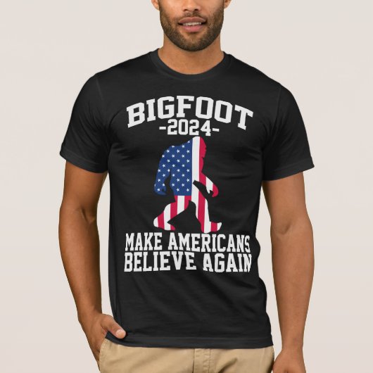 2024年ビッグフットおもしろい社長 Tシャツ (正面)