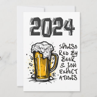 2024年ビールと低期待のスポンサー 招待状