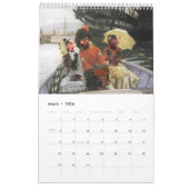 2024年ファインアートニワトリ博物館カレンダー カレンダー (3月 2026)