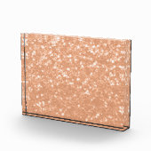 2024年フェイクのスパークリーな桃のキラキラ色 フォトブロック (右)