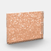 2024年フェイクのスパークリーな桃のキラキラ色 フォトブロック (左)