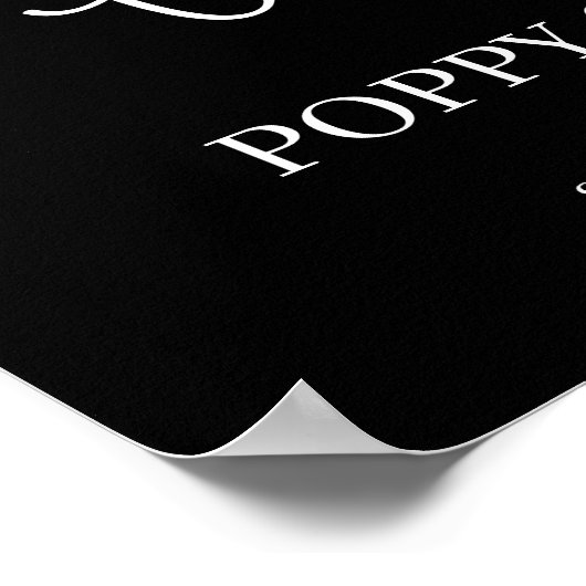 2024年フォトモンタージュサインの卒業パーティークラス ポスター (角)