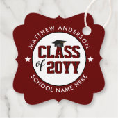 2024年ブルゴーニュクラシック卒業パーティーのクラス フェイバータグ (裏面)