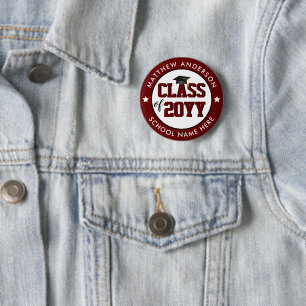 2024年ブルゴーニュ大学院卒業パーティーのクラス 缶バッジ