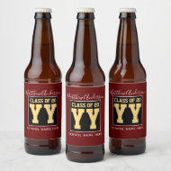 2024年ブルゴーニュ・ブラックと金ゴールド卒業 ビールラベル