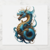 2024年ブルードラゴン ビールラベル (シングルラベル)