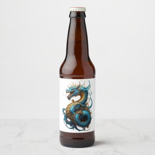 2024年ブルードラゴン ビールラベル (正面)