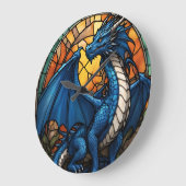 2024年ブルードラゴン ラージ壁時計 (傾斜)