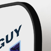 2024年ブルーレジストに投票大統領の ピックルボールラケット (左詳細)