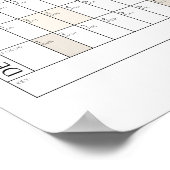 2024年プランナーオフィス団体や組織カレンダー ポスター (角)