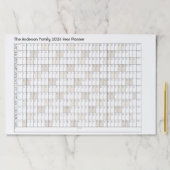 2024年プランナー名事務所カレンダー ペーパーパッド (インサイチュ)