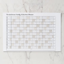 2024年プランナー名事務所カレンダー