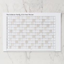 2024年プランナー名事務所カレンダー ペーパーパッド