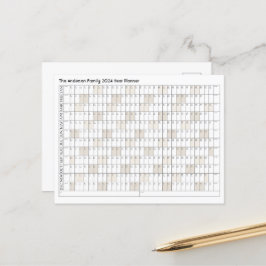2024年プランナー名事務所カレンダー ポストカード