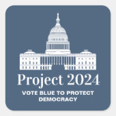 2024年プロジェクト民主化投票 スクエアシール (正面)