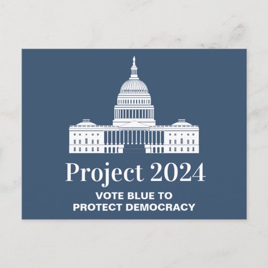 2024年プロジェクト民主化投票 ポストカード (正面)
