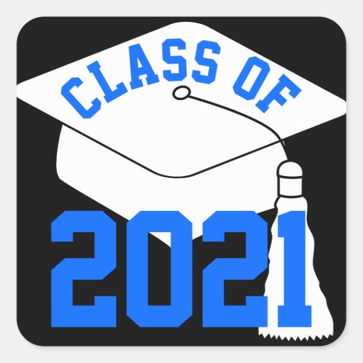 2024年ホワイトグラードキャップブルークラス スクエアシール (正面)